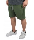 Short Bermuda Tactel Elastano Extra Grande Plus size Liso Verde